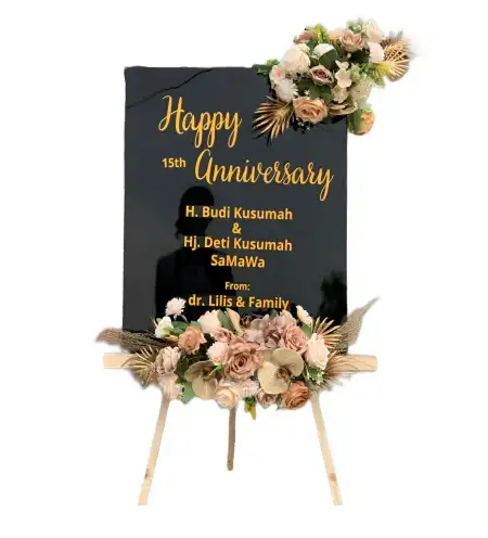 Papan Bunga Akrilik Wanasari