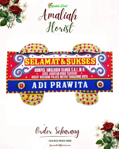 Papan Bunga Ucapan Selamat Wanasari